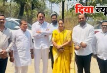 खासदार डॉ. श्रीकांत शिंदे यांच्या मार्गदर्शनाखाली डायघर येथे कॉंक्रीट रस्त्याचे आमदार राजेश मोरे यांच्या हस्ते उत्साहात भूमिपूजन