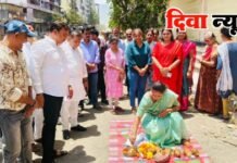 यशोदा पाटील नगरमध्ये गटार कामांचा शुभारंभ; शिवसेनेच्या माध्यमातून जनहिताची कामे मार्गी