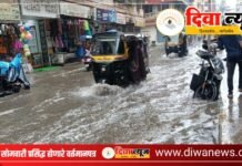 दिव्यात नालेसफाईच्या नावाखाली ‘हातसफाई’? पहिल्याच पावसात रस्ते जलमय; चौकशीची जोरदार मागणी