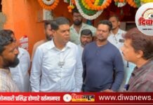 आझाद नगर दुर्घटनाग्रस्त परिसराची आमदार ॲड. निरंजन डावखरे यांची पाहणी; मृत बालकाच्या कुटुंबीयांची भेट घेऊन तातडीच्या मदतीची मागणी