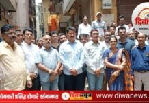 रस्त्याचे भूमिपूजन उत्साहात संपन्न