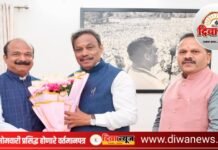 दिल्ली | भाजपचे राष्ट्रीय सरचिटणीस विनोद तावडे यांना वाढदिवसानिमित्त शिवाजी आव्हाड यांच्याकडून शुभेच्छा