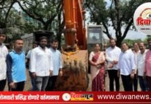 खिडकाळी मंदिर परिसरात कृत्रिम विसर्जन तलावाच्या कामाला सुरुवात; गणेशमूर्ती विसर्जनासाठी पालिका प्रशासन सज्ज